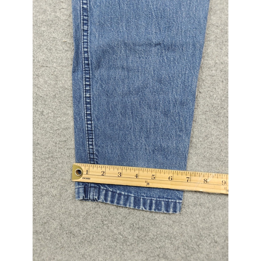 Vintage Rocky Mountain Jeans Womens 24 Blue Med Wash High Rise Tapered Denim - Picture 8 of 9